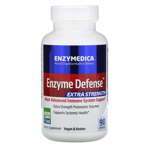 Enzymedica  Enzyme Defense (Formerly ViraStop)  Extra Strength  90 Capsules