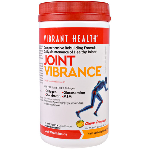Vibrant Health  Joint Vibrance  Version 4.3  Orange Pineapple  12.96 oz (367.5 g)