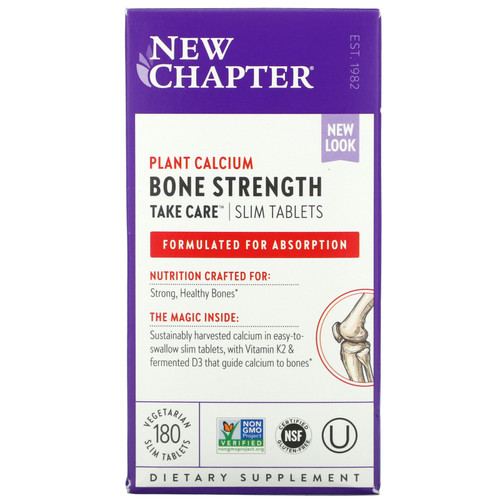 New Chapter  Bone Strength Take Care  180 Vegetarian Slim Tablets