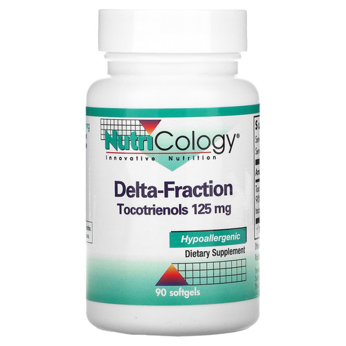 Nutricology  Delta-Fraction Tocotrienols  125 mg  90 Softgels