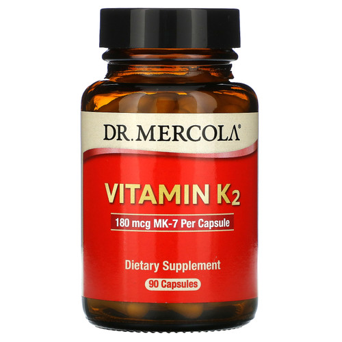 Dr. Mercola  Vitamin K2  180 mcg  90 Capsules