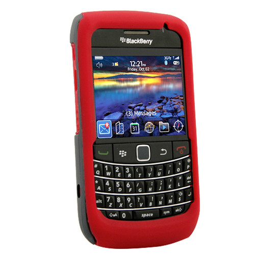 Naztech Vertex Protective Cover for BlackBerry Tour 9630 (Red)