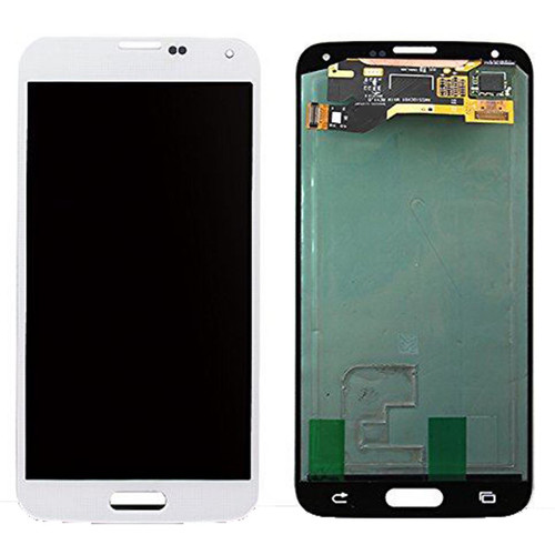 LCD Display & Touch Screen Digitizer Assembly Replacement for Samsung Galaxy S5 (White)