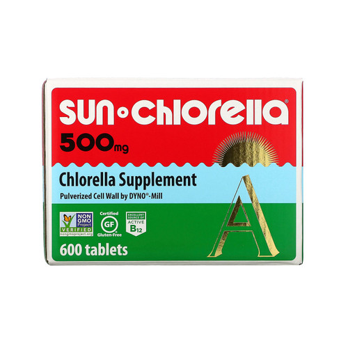 Sun Chlorella  Sun Chlorella A  500 mg  600 Tablets