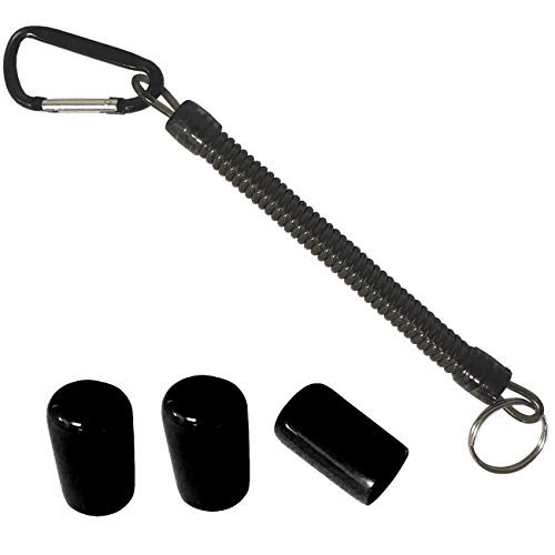 Pinpointer Tip Protectors and Lanyard for Garrett Pro-Pointer at, II (Black)