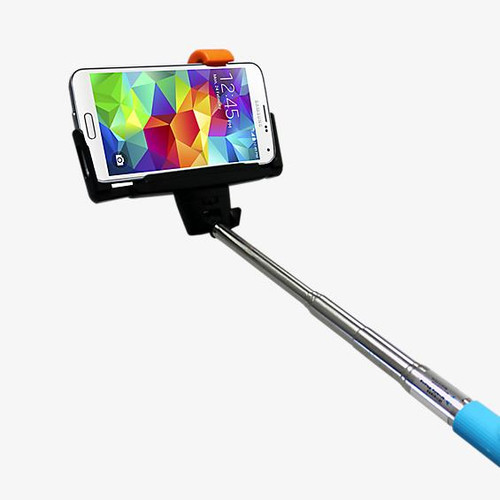 iPlanet Bluetooth Selfie Stick For Android and Apple iOS - Blue
