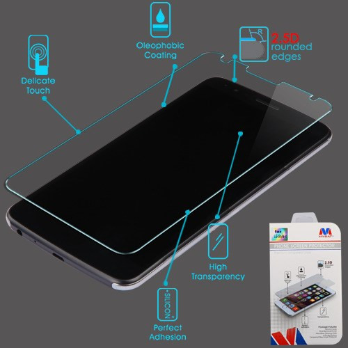 MYBAT Tempered Glass Screen Protector (2.5D) for Stylo 4 Plus Stylo 4