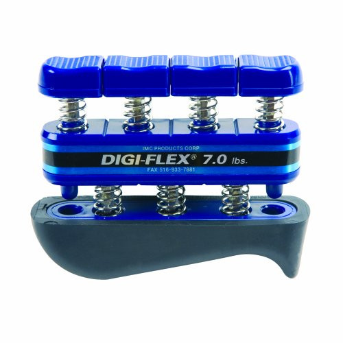 Digi-Flex - 10-0743 Sistema per esercizi blu per mani e dita Resistenza di 7 libbre