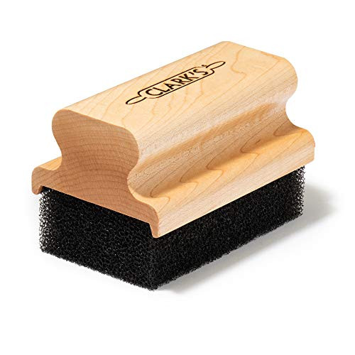 CLARK'S Cutting Board Oil & Wax Applicator - Large Wood Applicator for Mineral Oil on Wooden Butcher Blocks  Bamboo  and Utensils – USA Maple Construction – Kitchen Countertops Food Safe