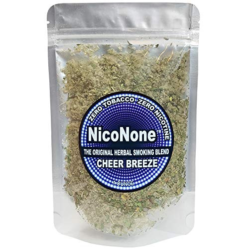 NicoNone Herbal Smoking Blend 1oz Refill Bag (Cheer Breeze)