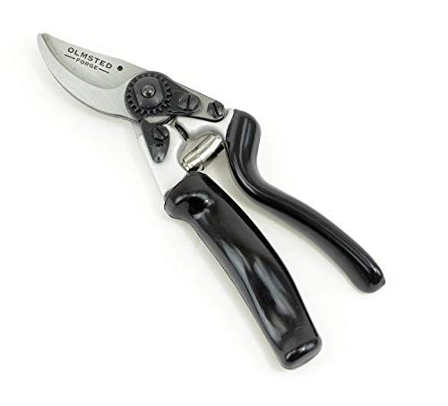 OLMSTED FORGE Hand Bypass Pruner with Rotating Handle