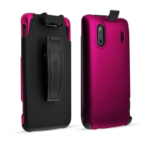 Technocel Case/Shield Holster Combo HTCEDHOCPK for HTC EVO 4G (Pink  Black)
