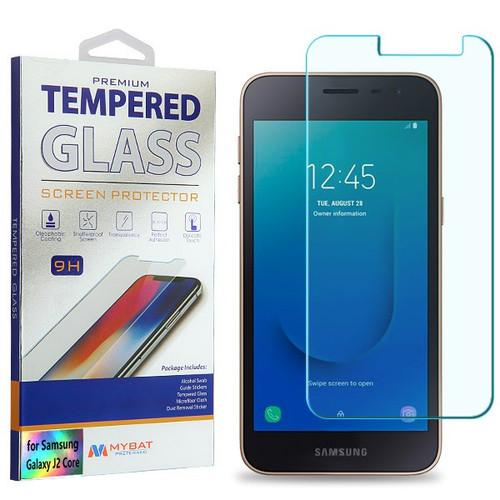 MYBAT Tempered Glass Screen Protector (2.5D) for Galaxy J2 Pure Galaxy J2 J260 (Galaxy J2 Core)