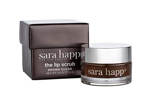 sara happ The Lip Scrub: Brown Sugar Scrub  Exfoliating Lip Treatment  Moisturizer for Dry and Flaky Lips  Vegan  0.5 oz