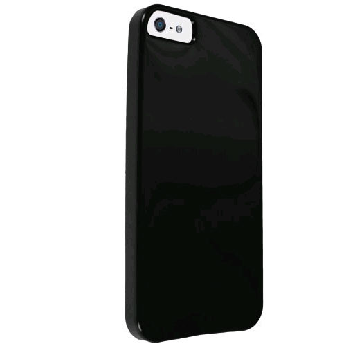 Technocel Solid TPU Slider Skin for Apple iPhone 5/5s - Black