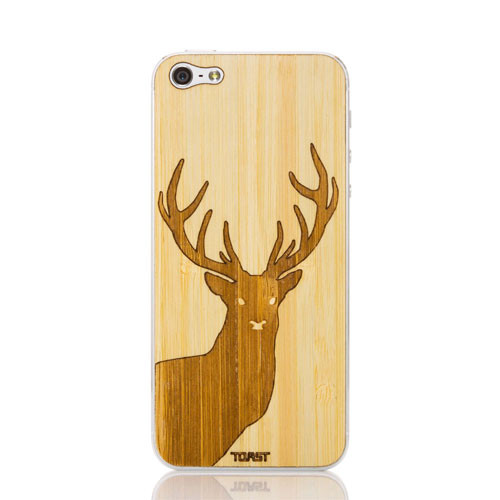 Toast Stag Wood Case for Apple iPhone 5/5S - Bamboo