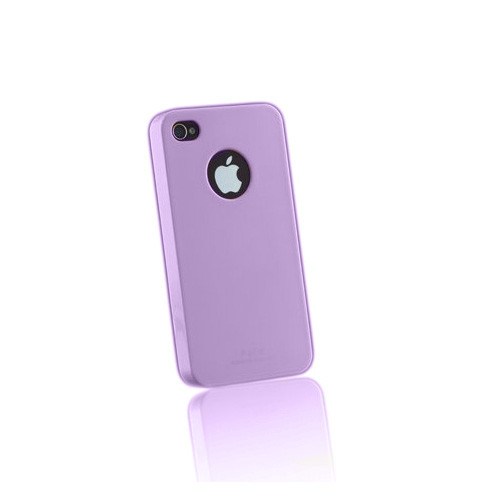 Face iShine Cover Case for Apple iPhone 4 (Lavender)