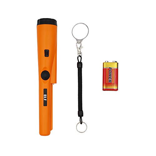 Metal Detector,Waterproof Metal Detector Pinpointer 360 Degree Search Treasure Finder with High Sensitivity for All Kinds Metal for Adults and Kids(Including One 9v Battery )