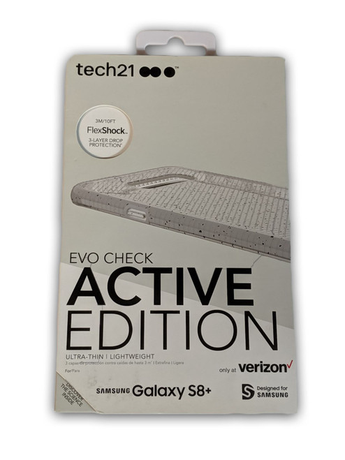 Tech21 Evo Check Active Case for Galaxy S8 Plus - Clear/White