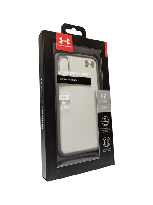 Under Armour UA Protect Verge Case for iPhone X/XS - Clear/Graphite/Gunmetal