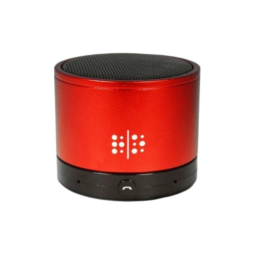 Technocel Universal Mini Bluetooth Speaker with Mic and Charging/Aux Cable - Red