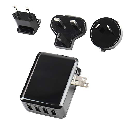 Minelab Metal Detector 4-Way Universal AC Charger Plug Pack for Equinox Series Metal Detectors