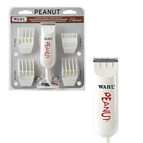 Wahl Professional - Peanut Classic - Hair Clippers - Beard Trimmer - Barber Supplies - Hair Cutting Tools - White
