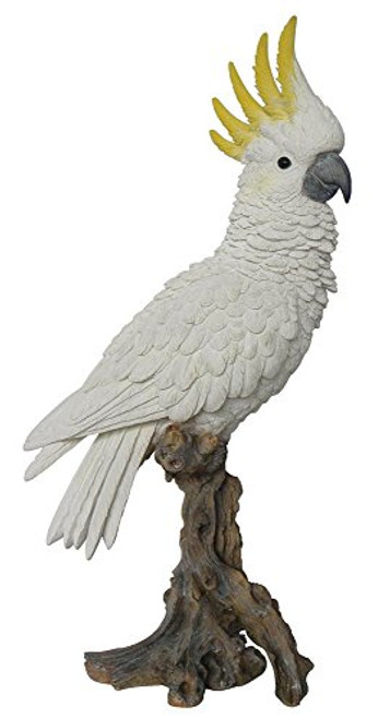 Hi-Line Gift Ltd Cockatoo on Branch Statue