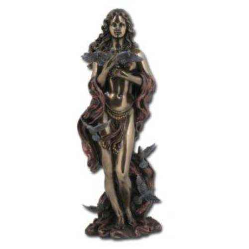 Pacific Giftware Aphrodite (Venus) Greek Roman Goddess of Love Statue  Real Bronze Powder Cast 12-inch Sculpture