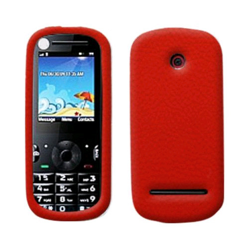 Evercell Silicone Case for Motorola Cadbury VE440 (Red) - MOVE440SCSPRE