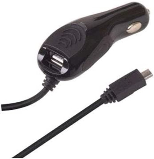 Wireless Solutions Micro USB Car Charger with Dual Output USB for Most Micro USB