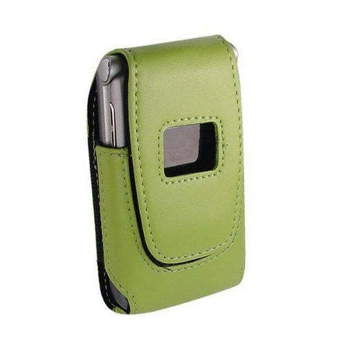 Technocel - Plastic Shield for Motorola V3 RAZR  Samsung A900 - Green Blossom