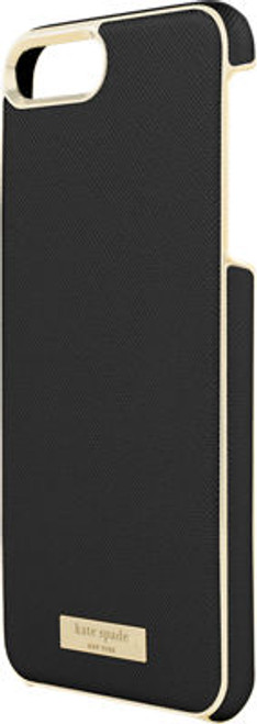 kate spade new york Saffiano leather Wrap Case for iPhone 7 Plus - Saffiano Black/Gold