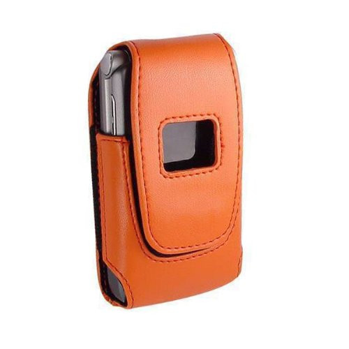 Technocel Plastic Shield Case for Motorola V3  Smasung A900 (Orange Blossom)