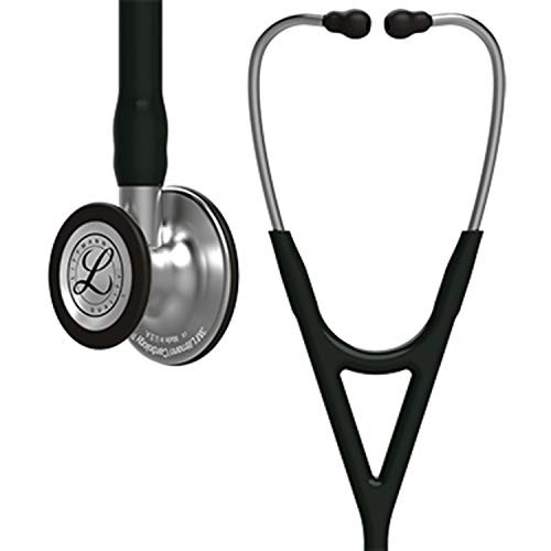 3M Littmann Stethoscope  Cardiology IV  Black Tube  Stainless Steel Chestpiece  22 inch  6151