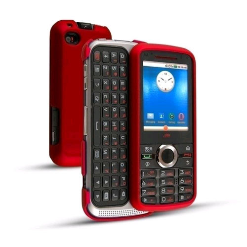 Technocel Soft Touch Snap On Case for Nextel i886 - Red