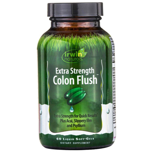 Irwin Naturals  Colon Flush  Extra Strength  60 Liquid Soft-Gels