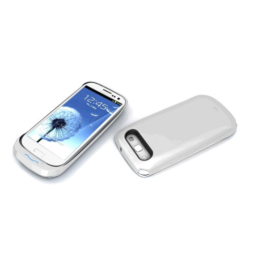 iWalk Chameleon Easy Rechargeable Case for Samsung Galaxy S3 2 800mAh (White)