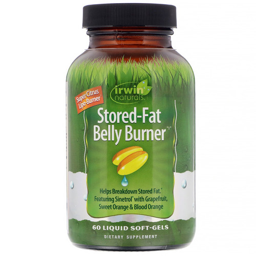 Irwin Naturals  Stored-Fat Belly Burner  60 Liquid Soft-Gels