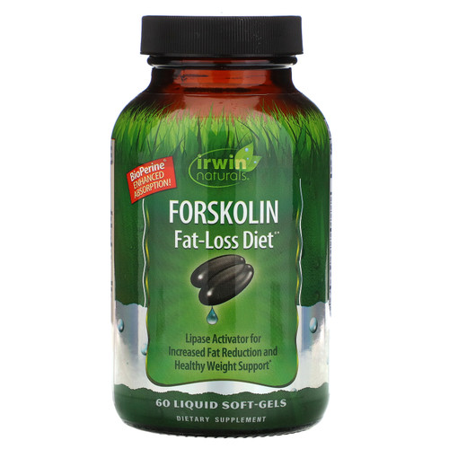 Irwin Naturals  Forskolin  Fat-Loss Diet  60 Liquid Soft-Gels