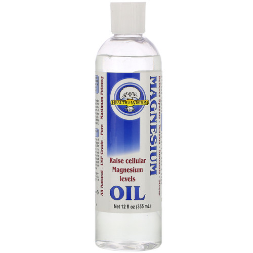 Health and Wisdom  Magnesium Oil  12 fl oz (355 ml)
