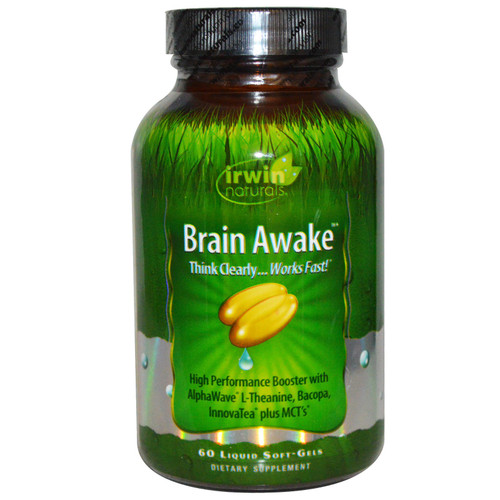 Irwin Naturals  Brain Awake  60 Liquid Soft-Gels