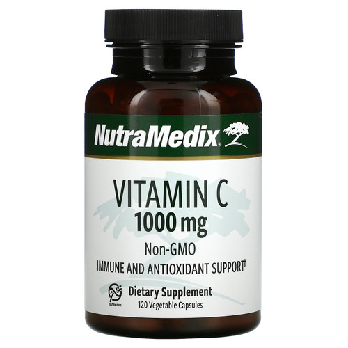 NutraMedix  Vitamin C  1 000 mg  120 Vegetable Capsules