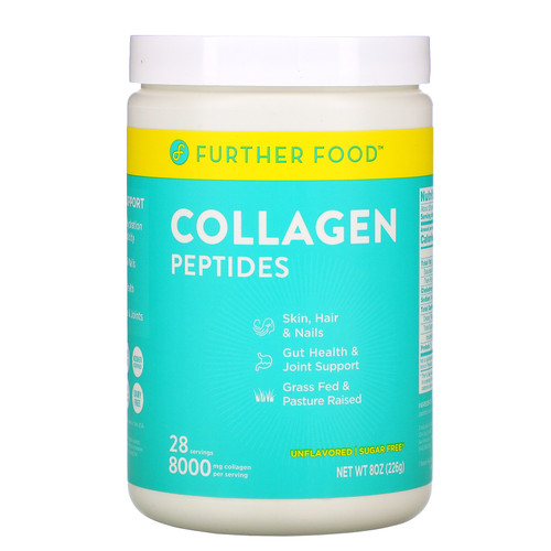 Further Food, Collagen Peptides, Unflavored, 8,000 mg, 8 oz (226 g)