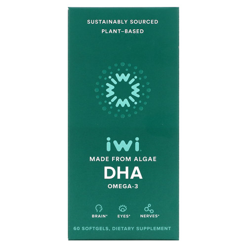 iWi  Omega-3 DHA  60 Softgels