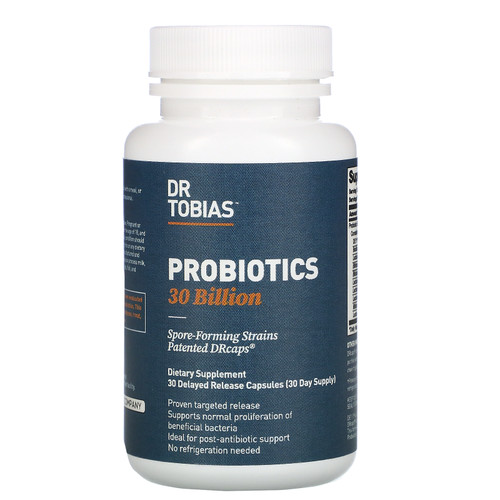 Dr. Tobias  Probiotics  30 Billion  30 Delayed Release Capsules