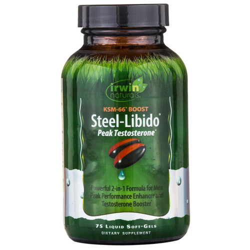 Irwin Naturals  Steel-Libido  Peak Testosterone  75 Liquid Soft-Gels