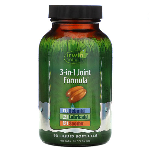 Irwin Naturals  3-in-1 Joint Formula  90 Liquid Soft-Gels