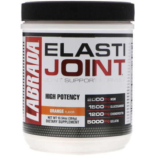 Labrada Nutrition  ElastiJoint  Joint Support Formula  Orange Flavor  13.54 oz (384 g)