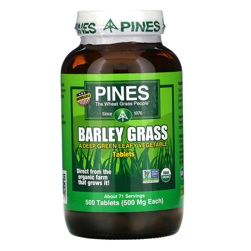 Pines International  Barley Grass  500 Tablets